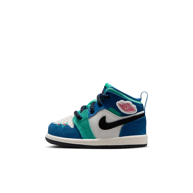 Air Jordan 1 Chalk/True Blue/Kinetic Green/University Red (IO2055-100)