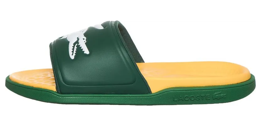 Lacoste Croco Dualiste Synthetic Slides Green / Yellow (43CMA0021-1M8)