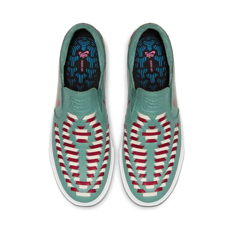 Nike SB Zoom Stefan Janoski Slip RM Crafted Woven Bicoastal Bicoastal/Desert Sand-Team Red-Team Red (AR4883-300)