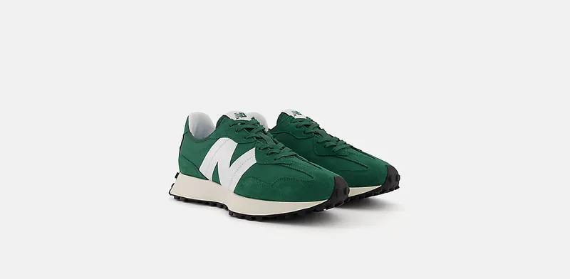 New Balance New Balance Unisex 327 Green/White (MS327GB)