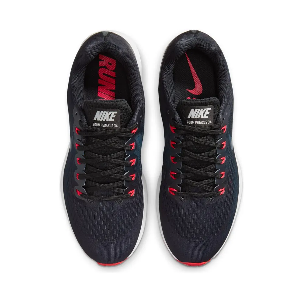 Nike Air Zoom Pegasus 34 Black Red Orbit (880555-014)