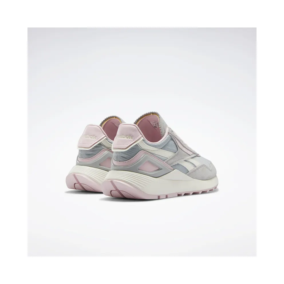 Reebok Classic Leather Legacy AZ Shoes Pure Grey 3 / Chalk / Frost Berry