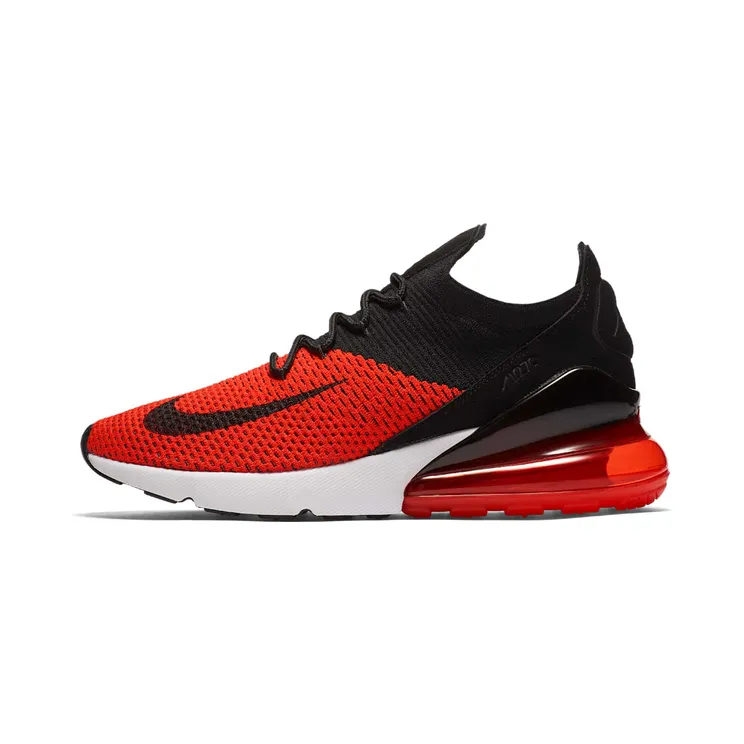 Nike Air Max 270 Flyknit Bred “Chile Red / Challenge Red / White / Black” (AO1023-601)