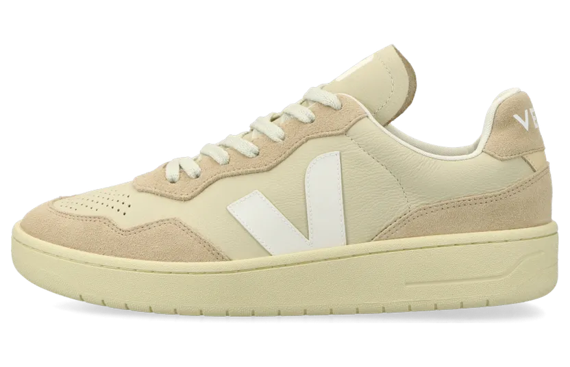 VEJA V-90 Leather (pierre / white) – VD2003378