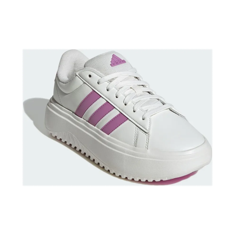 adidas Grand Court Platform Core White Preloved Purple (IH2423)