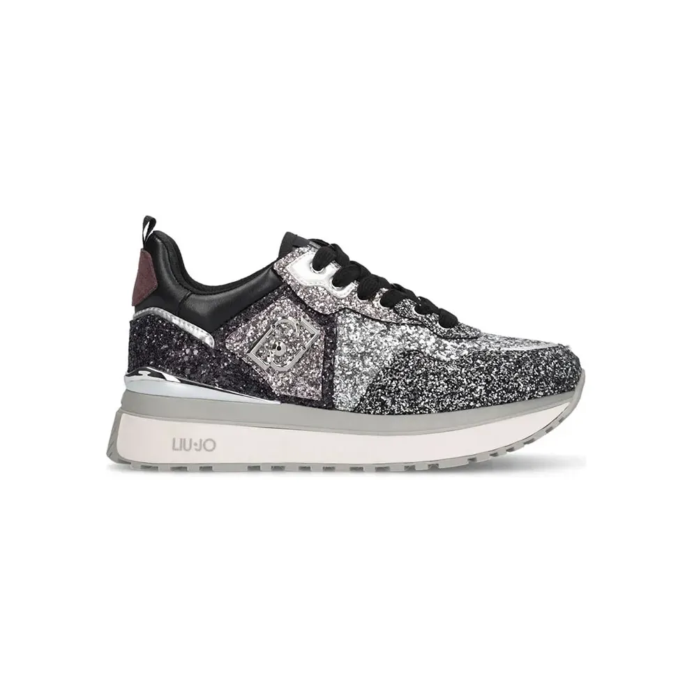 Liu·jo sneaker Glitter Silver/Amarone (BF5009TX007S3810)