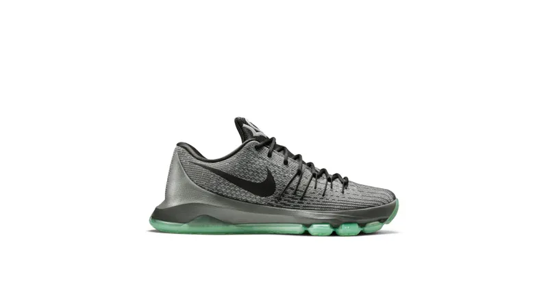 Nike KD 8 Hunt’s Hill Night Night Silver/Deep Pewter-Tumbled Grey-Green Glow (749375-020)
