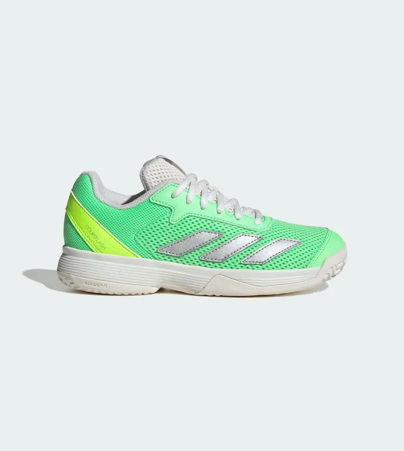 Adidas Courtflash Tennis Kids Pure Teal / Silver Metallic / Lucid Lemon (JH5124)