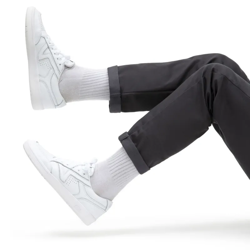 VANS Leather Lowland Cc Shoes (White)