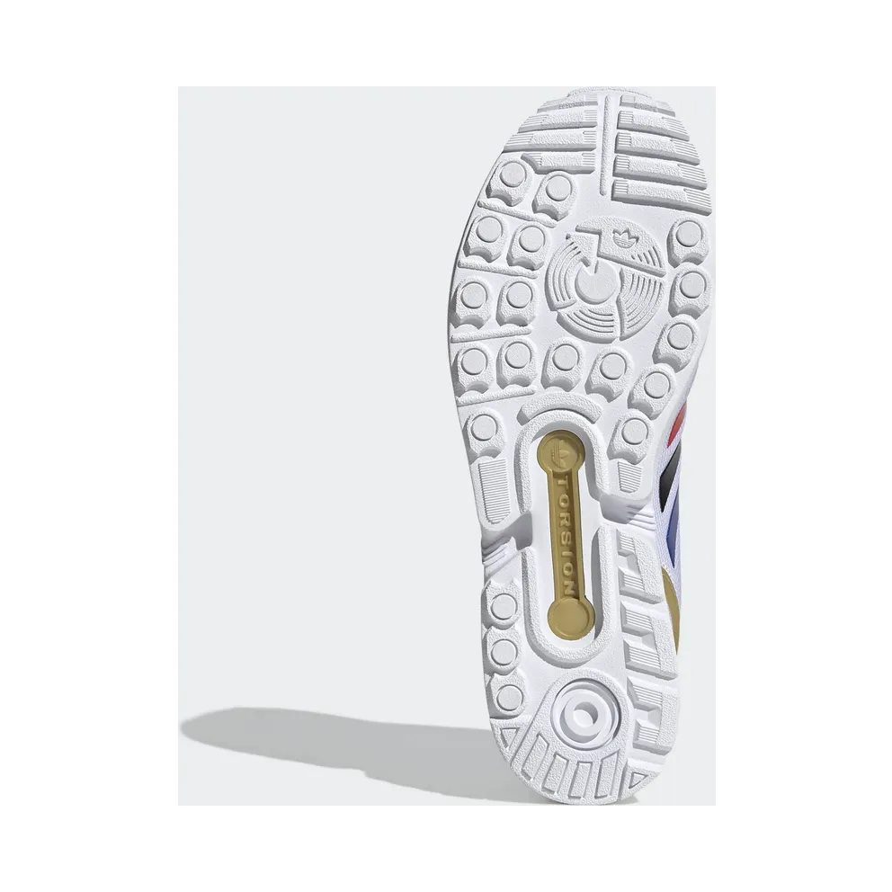 adidas ZX Flux Cloud White Cloud White/Core Black/Team Royal Blue (FV7918)