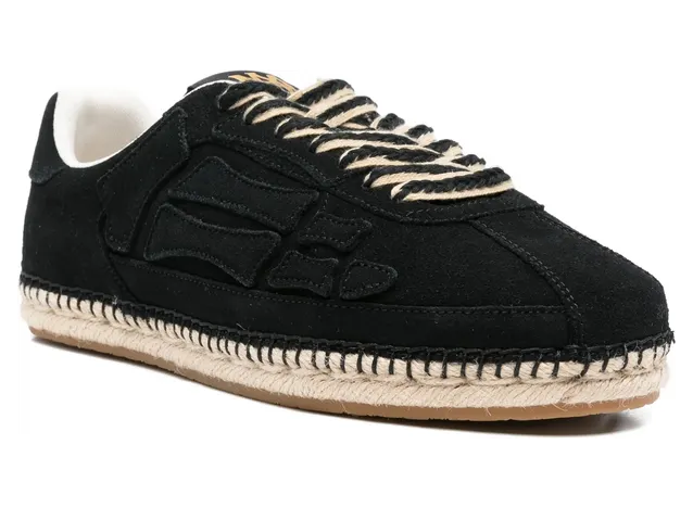 Amiri Pacific Bones Espadrille “Black” (AMSNSN1065 BLACK) (3)