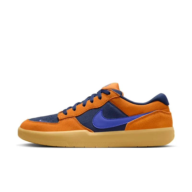 Nike SB Force 58 “Monarch / Midnight Navy / Gum Light Brown / Persian Violet” (DV5477-800)