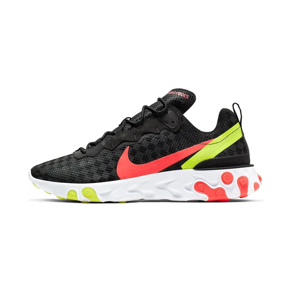 Nike React Element 55 Black Crimson Volt (CJ0782-001)