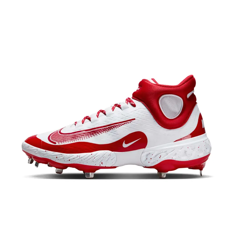 Nike Alpha Huarache Elite 4 Mid White University Red (FD2744-106)