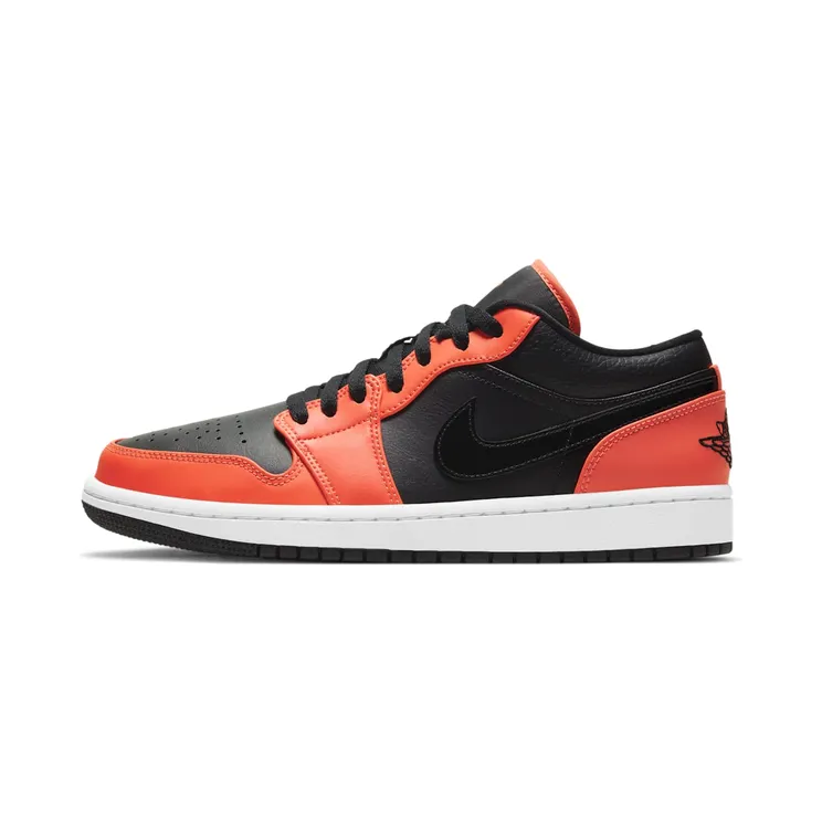 Air Jordan 1 Low SE Turf Orange (2021) “Black / White / Turf Orange” (CK3022-008)