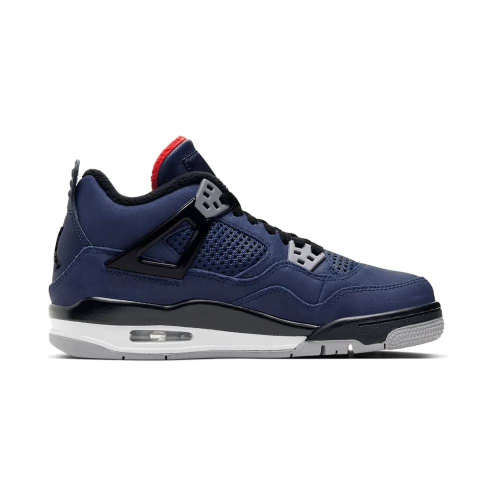 Jordan 4 Retro Winterized Loyal Blue (GS) Loyal Blue/White-Habanero Red-Black (CQ9745-401)