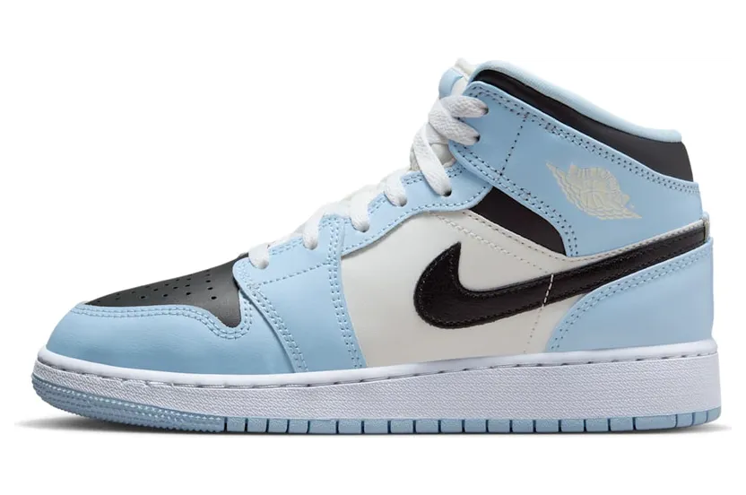 Air Jordan 1 Mid GS “Ice Blue” (555112-401)