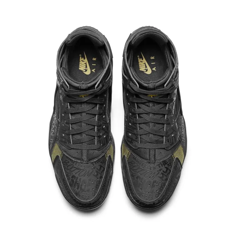 Nike Air Flight Huarache Trash Talk Black/Black-Metallic Gold (686203-002)