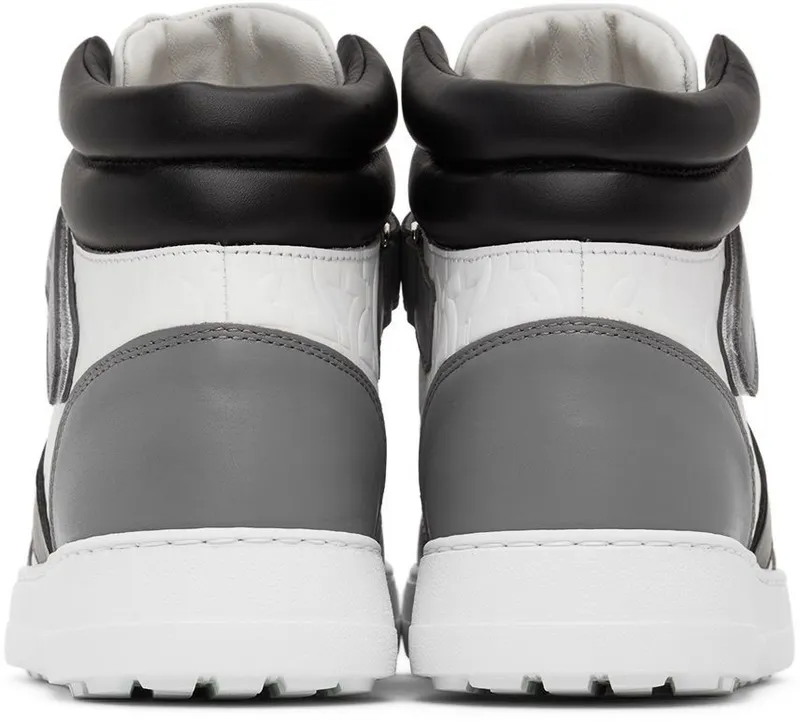 Salvatore Ferragamo White High-Top Noe (753128 020465018)