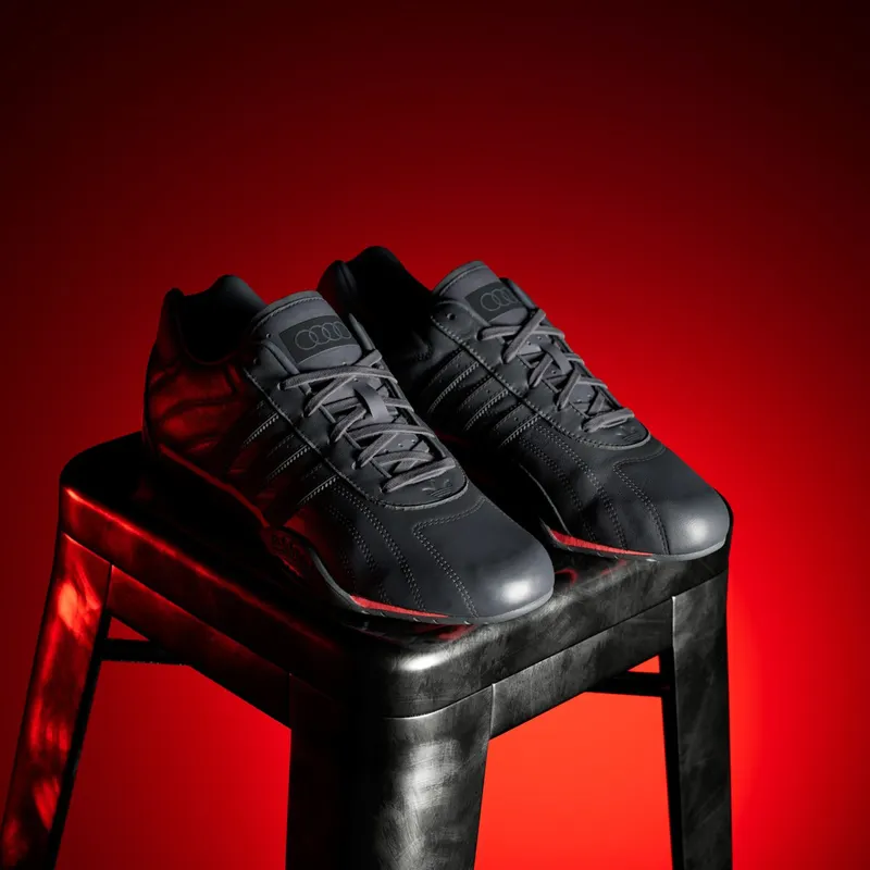 Adidas ADIRACER LO AUDI REVOLUT F1 TEAM Shoes Utility Black / Utility Black / Hi-Res Red (KJ1221)