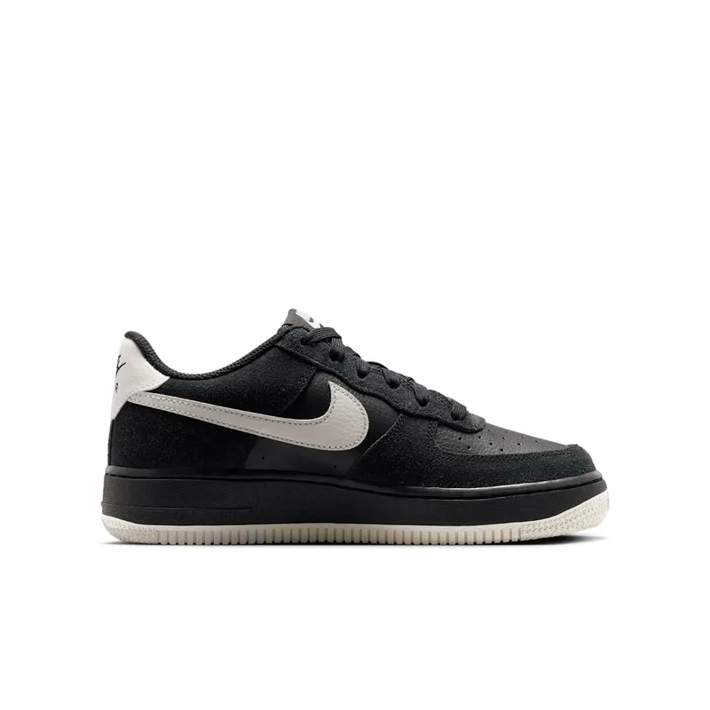 Nike Air Force 1 Low LV8 2 GS “Black Light Bone” (HV4760-001)