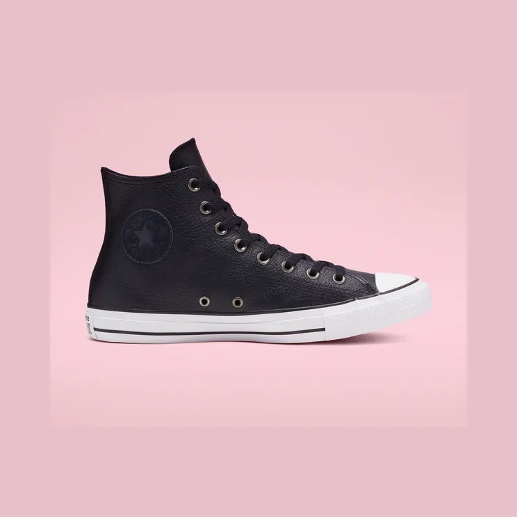 Converse Chuck Taylor All Star Hi “Leather – Dark Obsidian Blue/White/Black” (165189C)