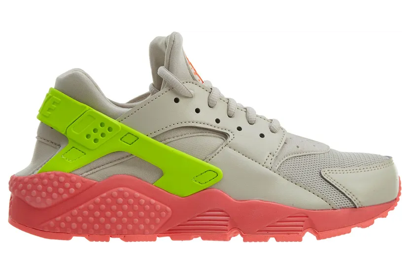 Nike Air Huarache Run Desert Sand Volt-Hot Punch (W)
