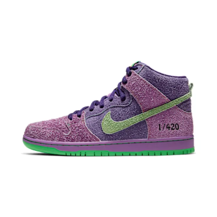 Nike SB Dunk High 420 Reverse Skunk (Special Box) ((Special Box) CW9971-500)