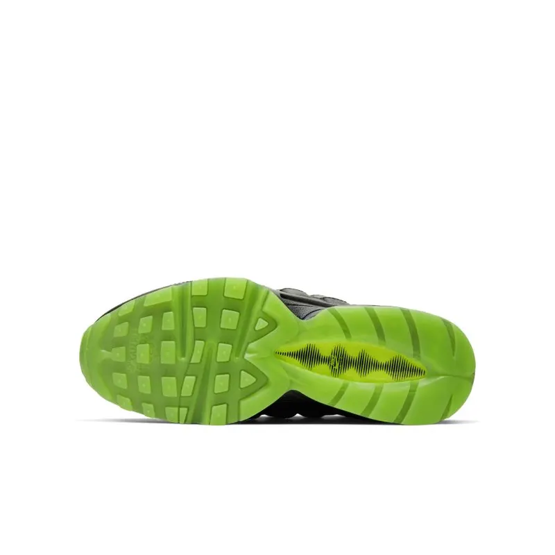 Nike Air Max 95 Black Gunsmoke Volt (GS) Black/Black/Gunsmoke (BQ4747-001)