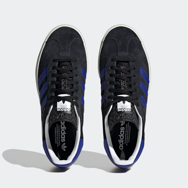 Adidas Gazelle Bold Core Black / Lucid Blue / Gold Metallic (HQ4408)