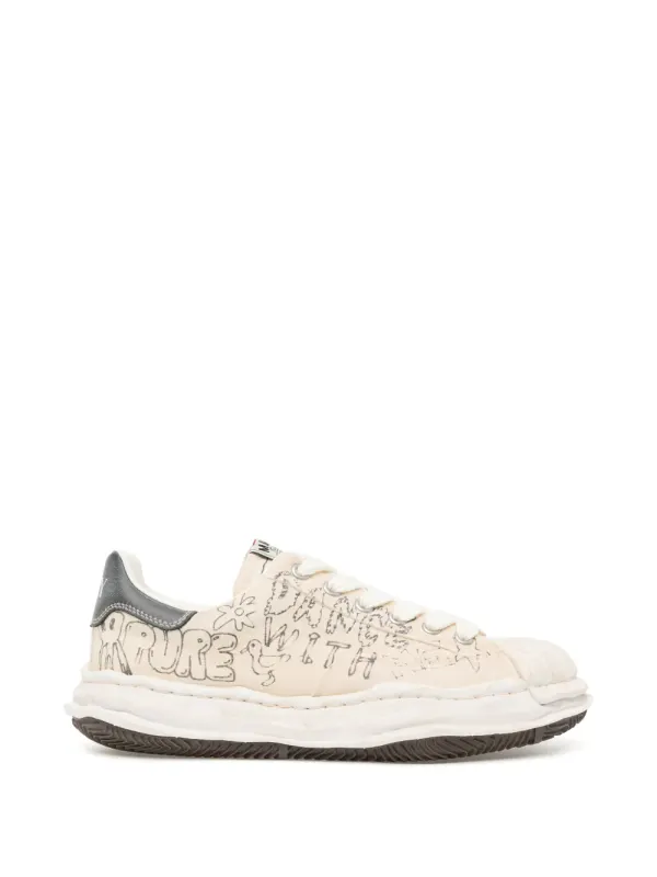 Maison MIHARA YASUHIRO mit grafischem Print – Grey (MHRSN0WHITEMQWHX440)