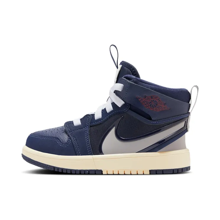 Jordan 1 Mid RM EasyOn Midnight Navy Varsity Red Muslin Atmosphere Grey (FQ1282-400)