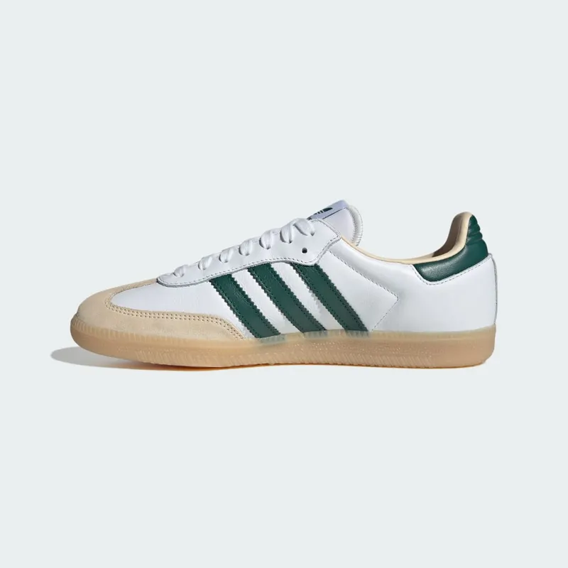 Adidas Samba OG Cloud White / Collegiate Green / Gum (JS3831)