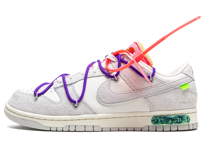 Nike Dunk Low Off-White Lot 15 – “Sail / Neutral Grey” (DJ0950-101)