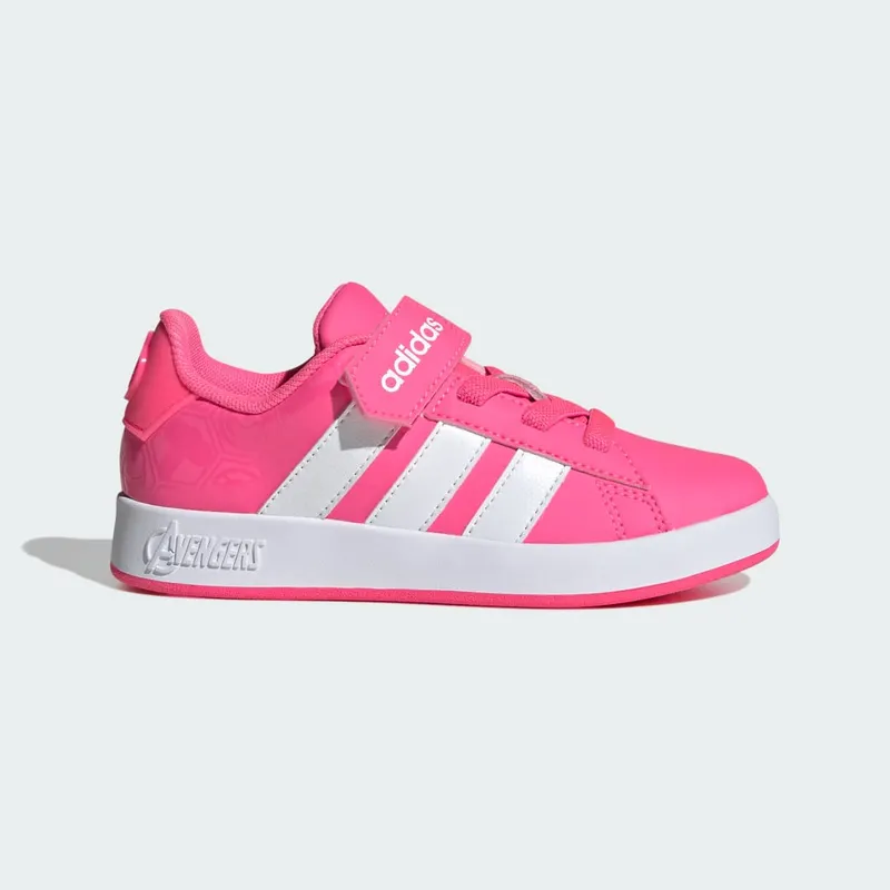 Adidas ADIDAS MARVEL AVENGERS GRAND COURT Shoes KIDS Lucid Pink / Cloud White / Clear Pink (JQ4140)