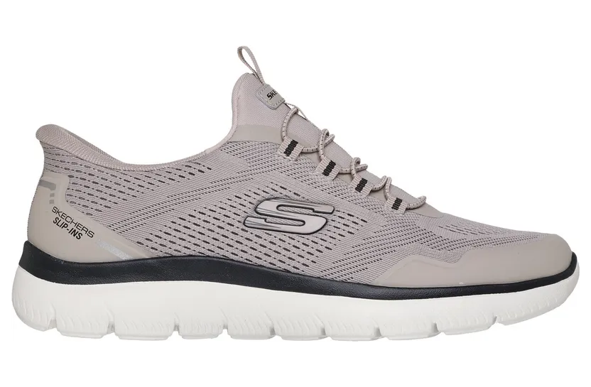 Skechers Slip-ins: Summits – Top Rate Sneaker Taupe/Zwart