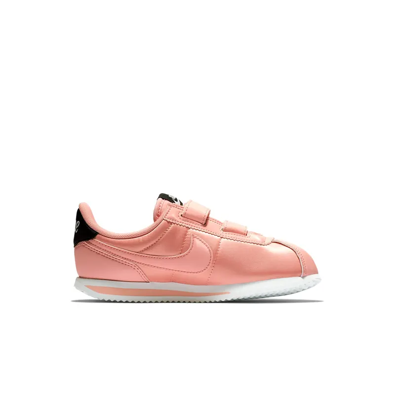 Nike Cortez Basic Valentines Day 2019 Bleached Coral (PS) Bleached Coral/Bleached Coral-Black-White (BQ7099-600)