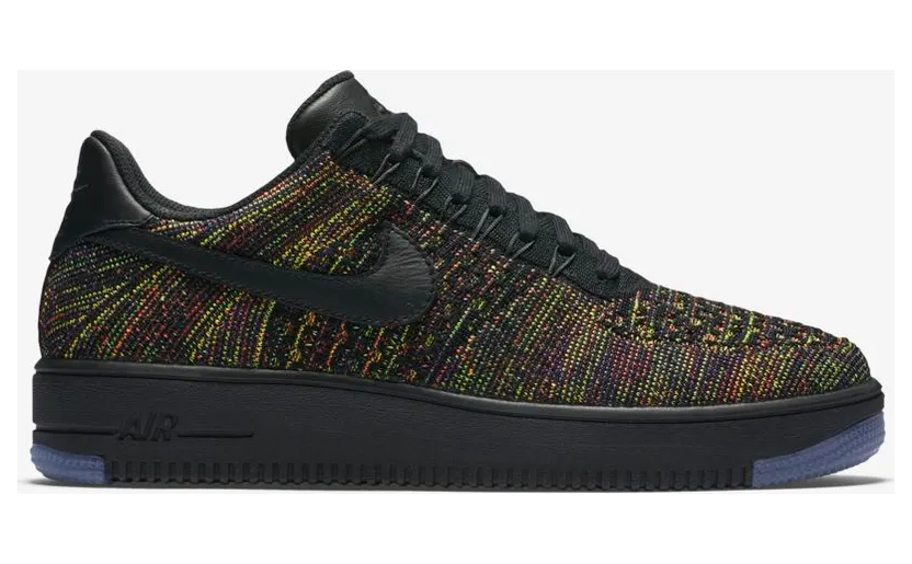 Nike Air Force 1 Low Flyknit Black Multi-Color