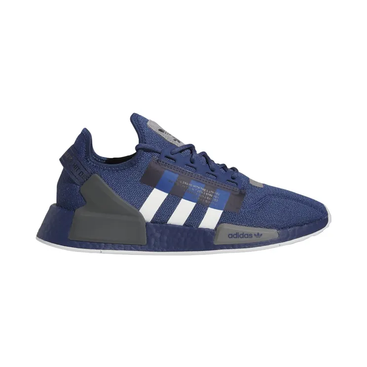 adidas NMD R1 V2 Tech Indigo Cloud White Grey Three (ID7968)