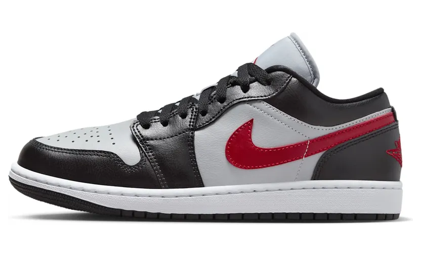 Air Jordan 1 Low “Black / Grey / Red” (DC0774-062)