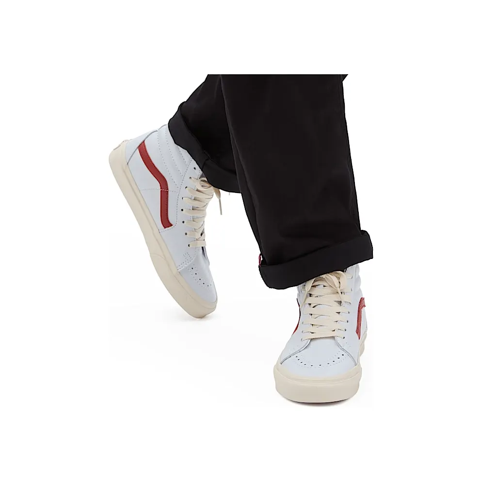 Vans Vintage Pop Sk8-hi Red – “White” (VN0007NSRED)