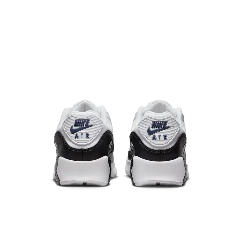 Nike Air Max 90 GS “Double Swoosh White Black Gold Royal” (FJ4592-100)
