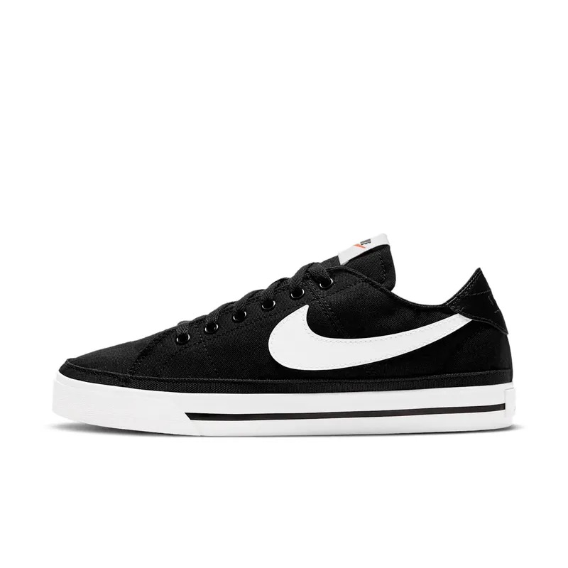 Nike Court Legacy Canvas Black White (W) (CZ0294-001)