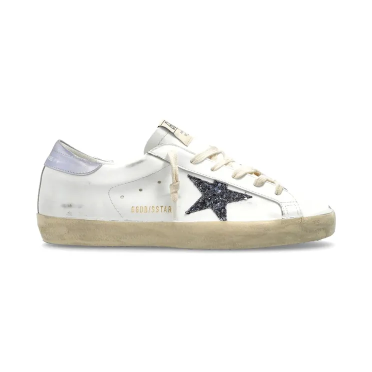 Golden Goose Super-Star White Black Glicine (GWF00101.F007539.12282)