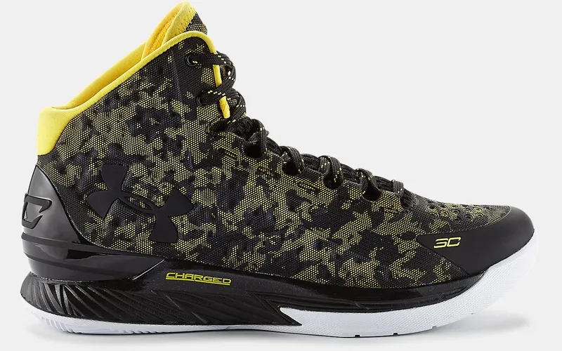 Under Armour UA Curry 1 Away Black/Taxi (1258723-001)