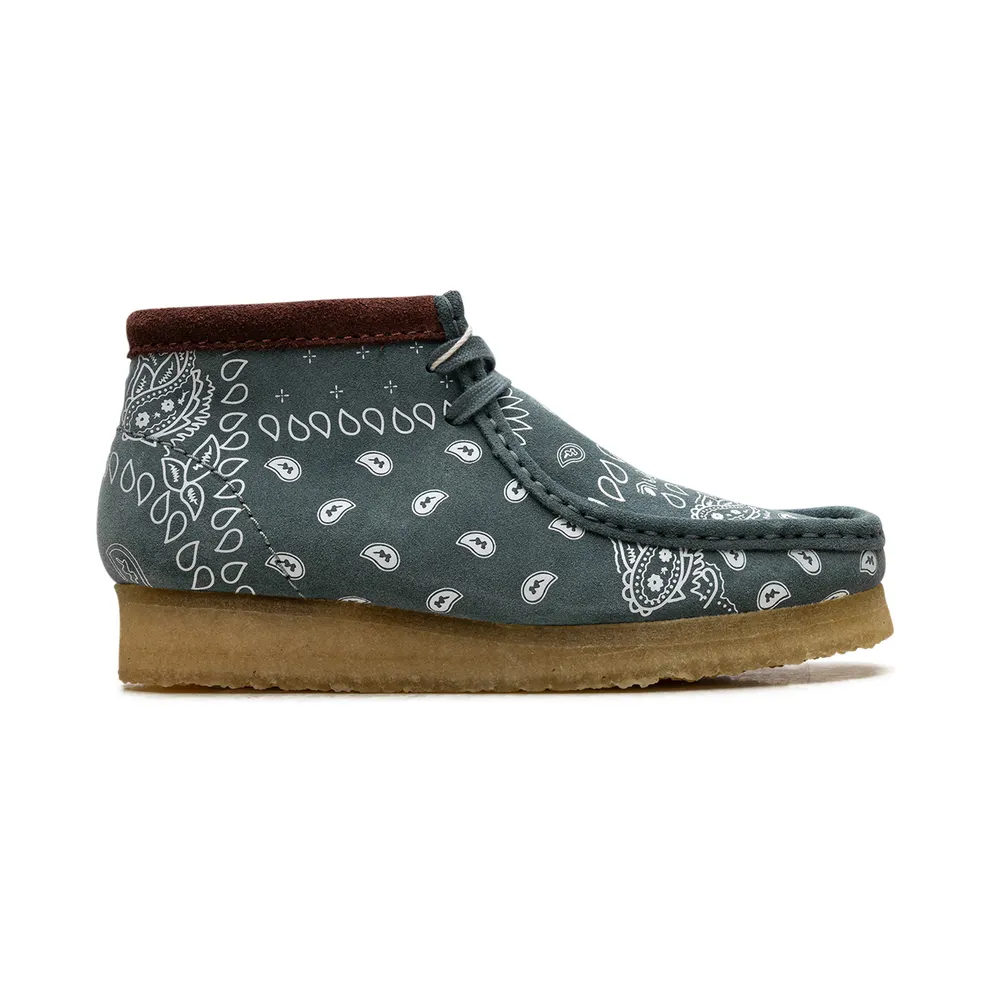 Clarks Wallabee Boot “Green Paisley Suede” (26168743)