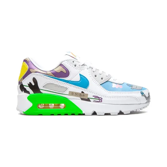 Nike Flyleather Air Max 90 QS Ruohan Wang low-top “White” (CZ3992)