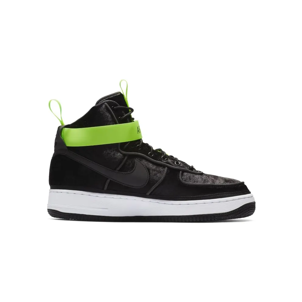 Nike Air Force 1 High Magic Stick VIP Black Black/Black-Volt-Black (573967-003)