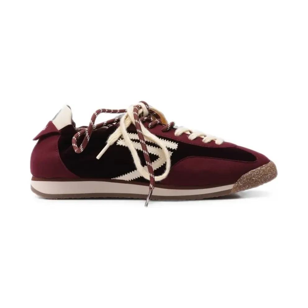 Puraai Panther fluwelen with vlakken – Red (PU602PVELVET)
