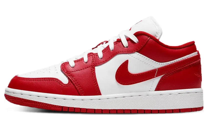 Air Jordan 1 Low GS Gym Red White (553560-611)
